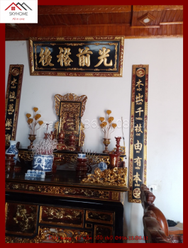 Hoành phi câu đối nhà thờ họ Lưu chữ trường- xuân